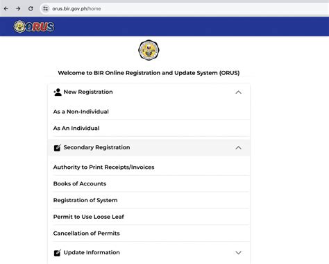 orus.bir.gov.ph registration|It’s ORUS time, Taxpayers! .